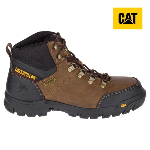 Caterpillar Framework S3 WR HRO SRA Steel Toe Werkschoenen Heren Bruin/Zwart (HUSA.NL)